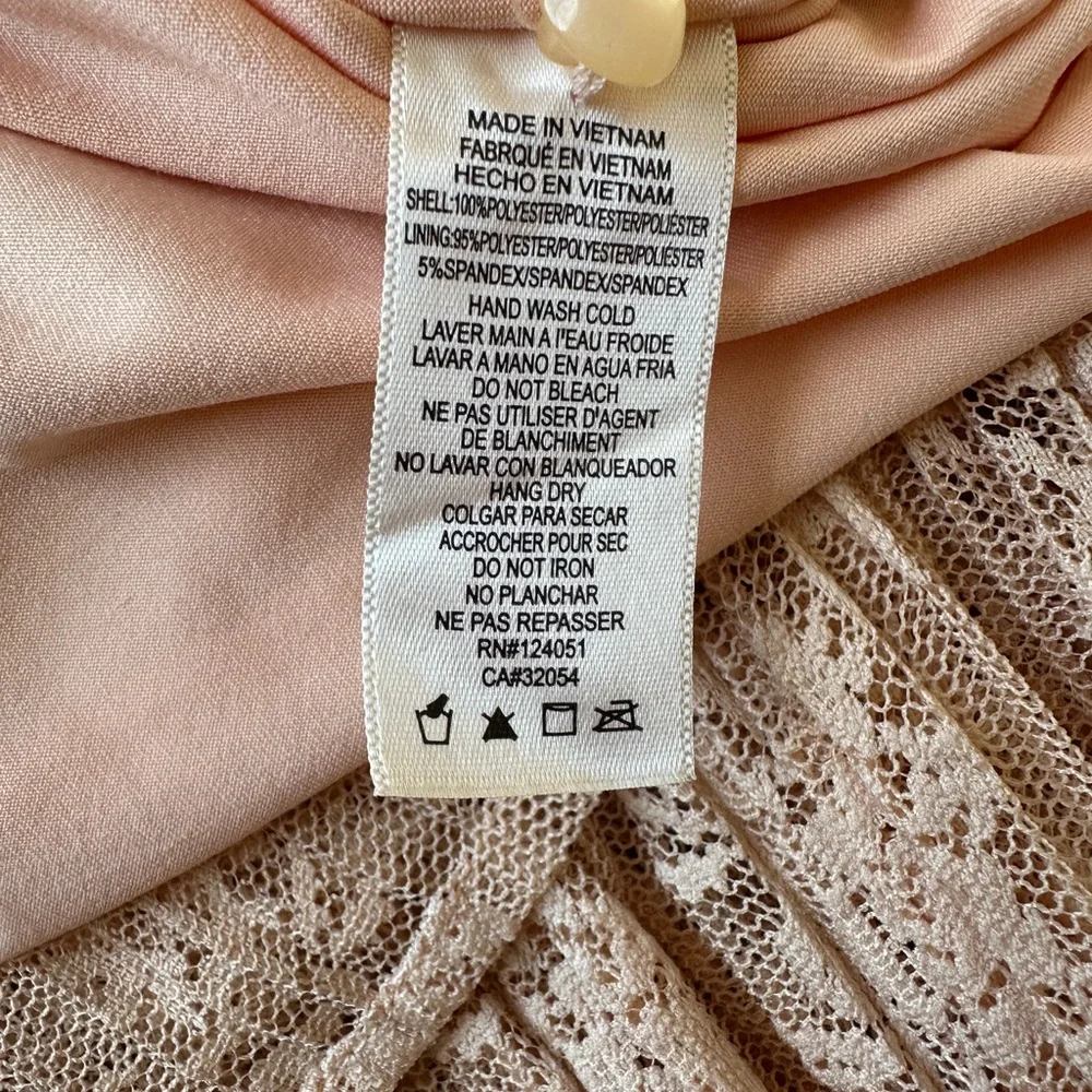 Anthropologie Porridge Sheer Lace Womens Blouse Small Romantic Victorian Poet - Picture 9 of 9